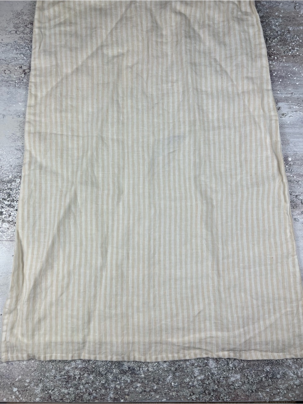 Laude The Label SURI Striped Beige Spaghetti Strap Slip Dress  xs/s - Picture 7 of 11